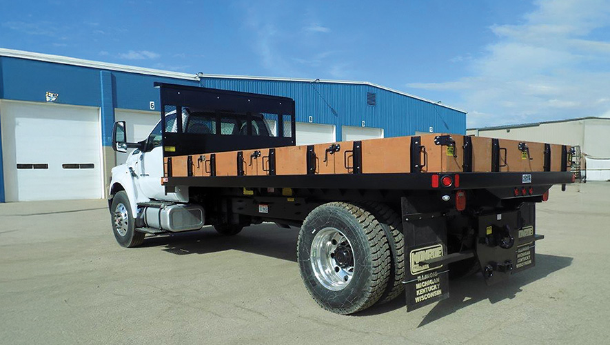 A Parkhurst specialty truck body