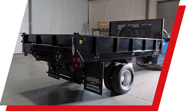 Contractor racks on a Parkhurst truck body